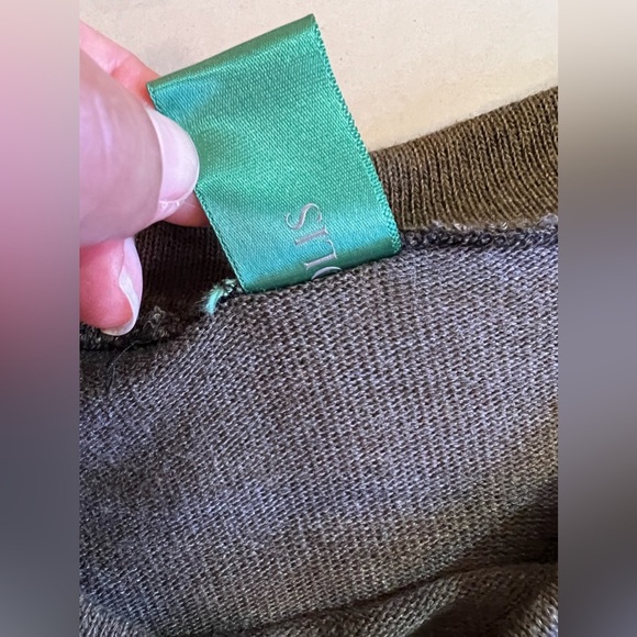 Unbranded Top T-Shirt Neck Short Sleeve Top Green Check Measurements For Size - Picture 16 of 16